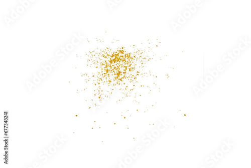 Bread crumbs isolated on transparent background. Cookies crumbs isolated on transparent. Biscuit crunchy Crumbs