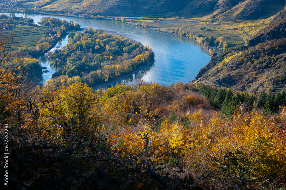 Herbstfahrben am Donaustrom der Wachau