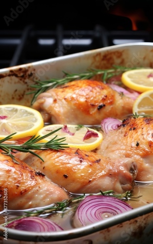 chicken roast with lemon