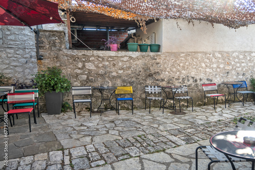 Island at Pamvotida at city of Ioannina, Epirus, Greece