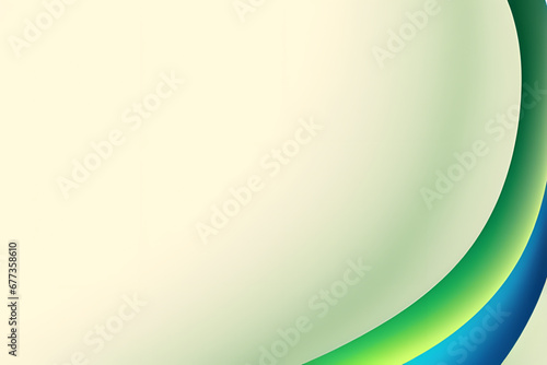 Light green color gradient background design. Abstract geometric background with liquid shapes. Vector illustration.
