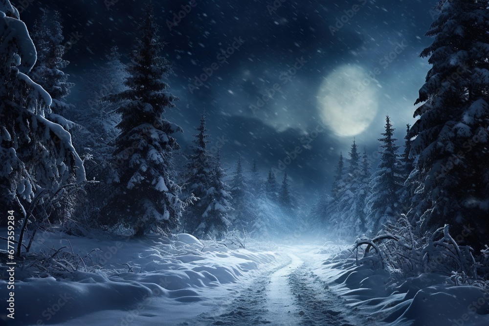 Winter Wonderland: Festive Christmas Landscap