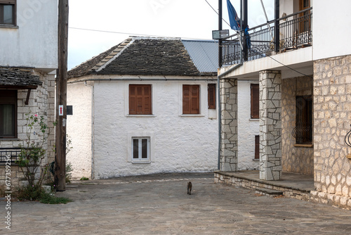 Island at Pamvotida at city of Ioannina, Epirus, Greece