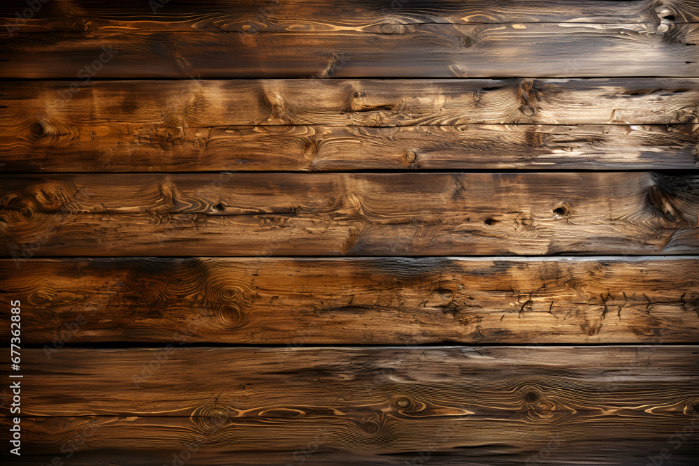 Surface of the old brown wood texture. Old dark textured wooden background. Top view - obrazy, fototapety, plakaty 