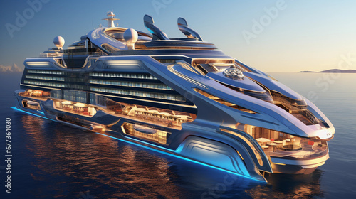 The Futuristic Cruise Liner Experience