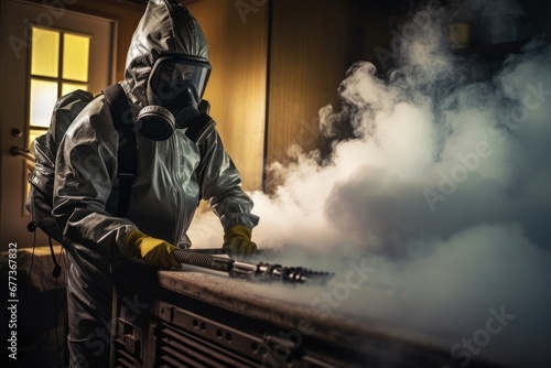 Man smoke safety industrial mask protect equipment © SHOTPRIME STUDIO