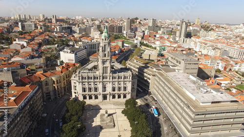 Fototapeta Naklejka Na Ścianę i Meble -  Drone Photography City of Porto, Portugal