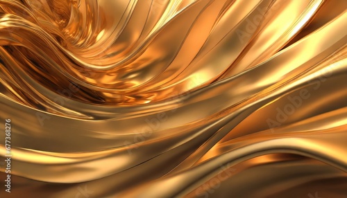 Luxury golden background 3d art illustration