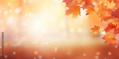 Vibrant Autumn Foliage  Nature s Colorful Panorama, Generative AI