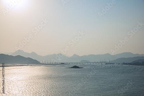 Nanwan, Xiapu County, Ningde City, Fujian Province - Bay scenery against the blue sky photo