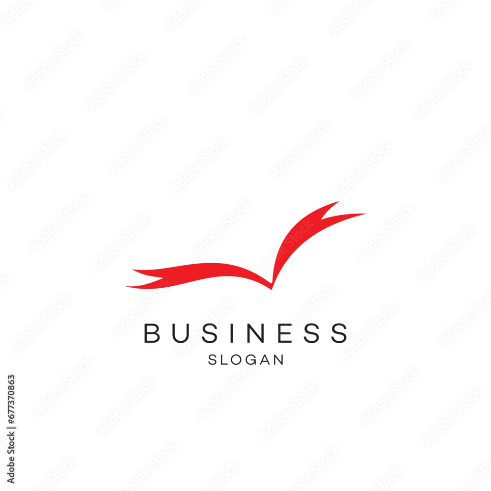 Wings ribbon bird fly eagel logo design brand identity icon editable template vector royalty free images Wings ribbon bird fly eagel logo design brand identity icon editable template vector royalty free images