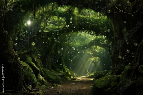 Enchanted Forest: Lush Green Paradis