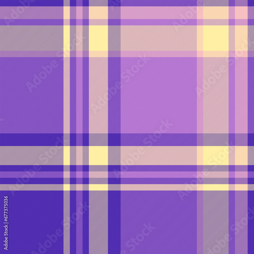 Fabric texture vector of textile check pattern with a tartan plaid seamless background.