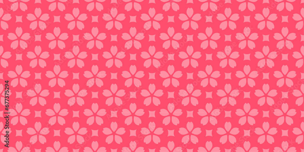 Seamless pattern of Japanese Sakura flowers. Plum blossom. beautiful and cute background for wall decoration. wallpaper wrapping paper fabric interior design scrapbook Seamless pattern of Japanese Sakura flowers. Plum blossom. beautiful and cute background for wall decoration. wallpaper wrapping paper fabric interior design scrapbook