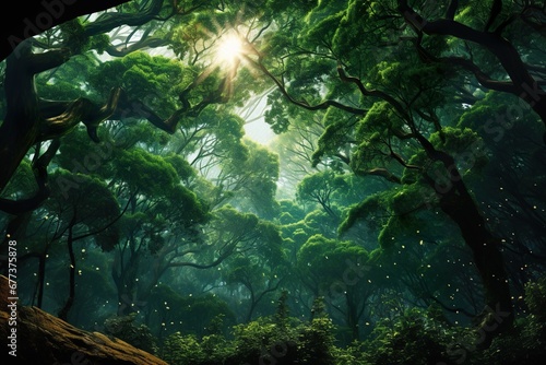 Enchanted Forest: Lush Green Paradis © Francesco