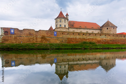 Castle in Fagaras is arhitectural landmark in Romania.