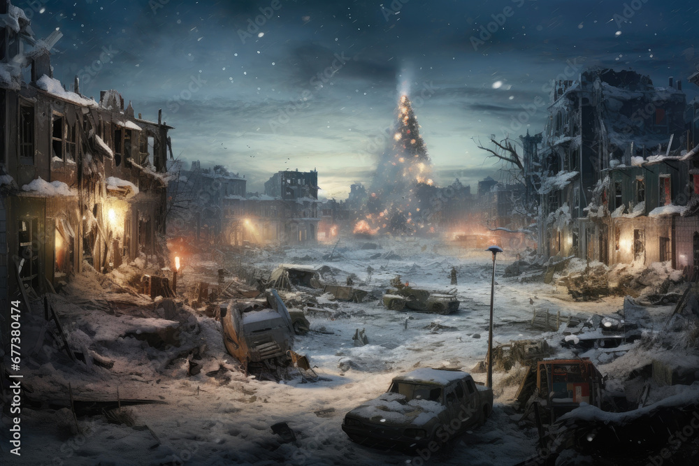 Merry and Bright in the Face of Adversity: A War-Torn Christmas