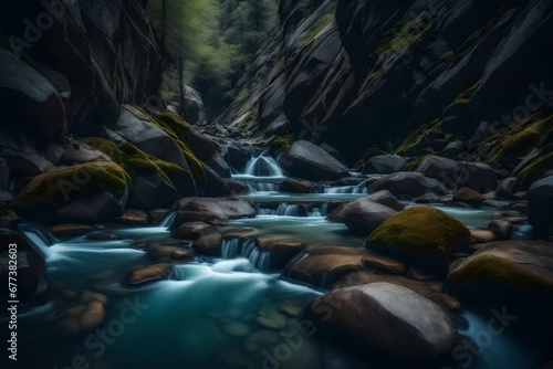 stream in the forest