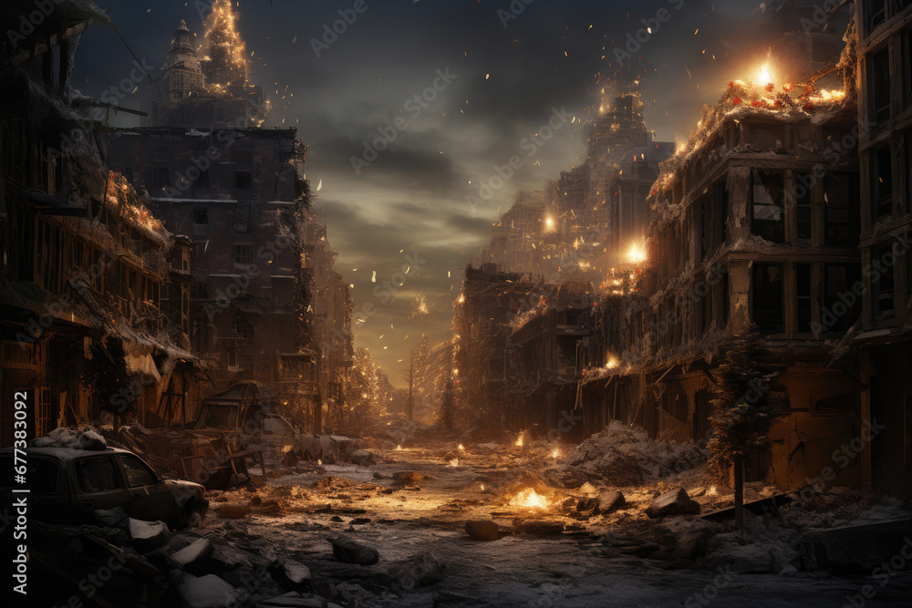 Joyful Defiance: Celebrating Christmas in a Destroyed City