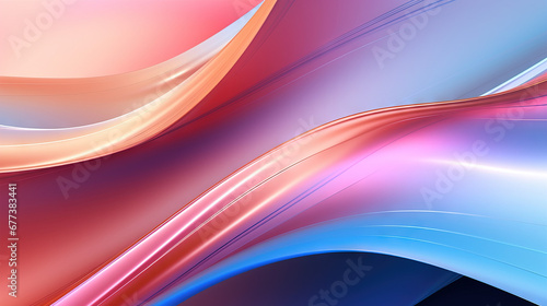 colourful gradient wavy lines background 