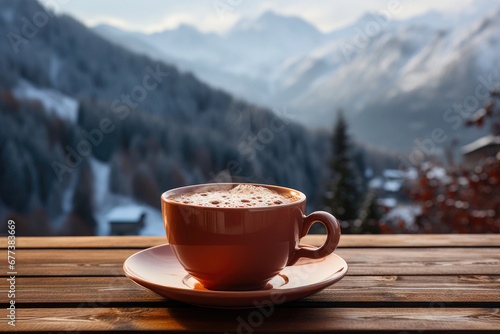 Mountain Brew: A Winter Escape with Coffee