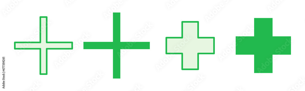 Plus Icon set. Add plus icon Plus Icon set. Add plus icon