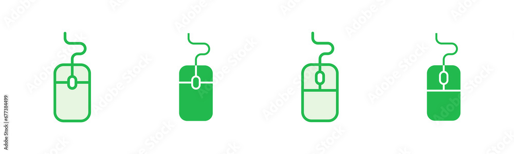 Mouse icon set. click icon vector. pointer icon vector. Mouse icon set. click icon vector. pointer icon vector.