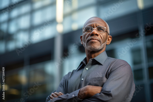 Contemplative Wisdom: Senior Black Man in Wheelchair
