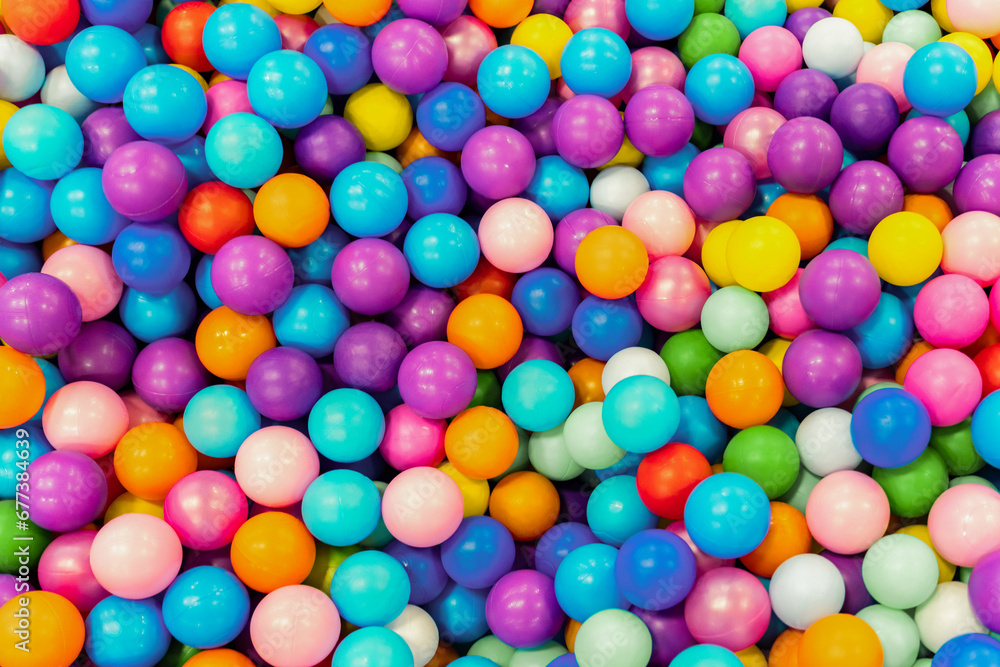 Background of multicolored balls. Children's play pool. Background of multicolored balls. Children's play pool.