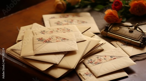 A heartfelt exchange of handwritten love notes 