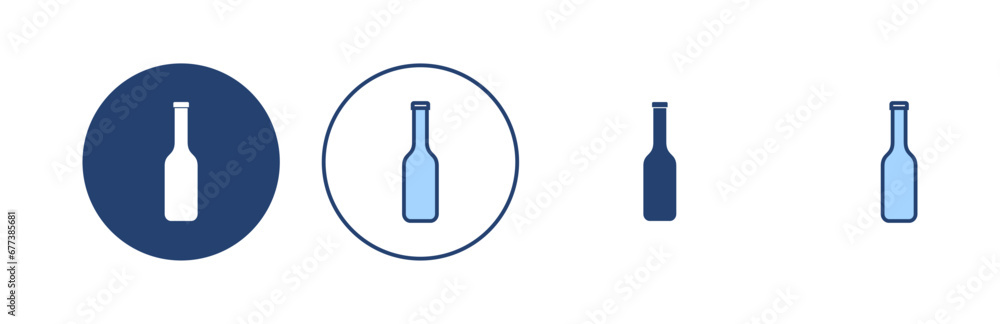 Bottle icon vector. bottle sign and symbol Bottle icon vector. bottle sign and symbol