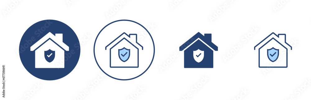 home insurance icon vector. home protection sign and symbol home insurance icon vector. home protection sign and symbol