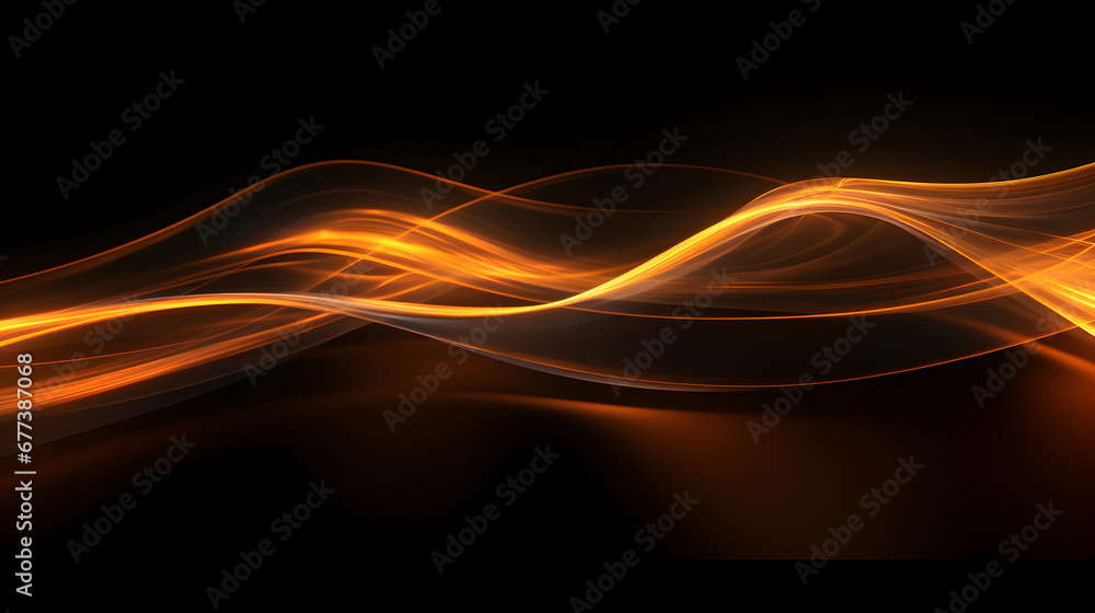 Fototapeta premium Dynamic Vibrant colorful light tail backdrop with lines, dots and waves, luminance abstact pattern with streaking lights and modern spectrum, abstract futuristic neon art