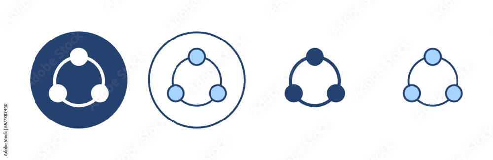 Share icon vector. Sharing sign and symbol Share icon vector. Sharing sign and symbol