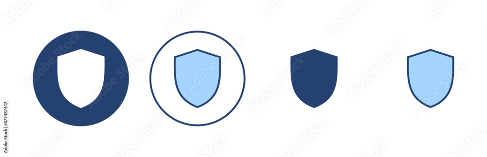 Shield icon vector. Protection icon. Security sign and symbol Shield icon vector. Protection icon. Security sign and symbol
