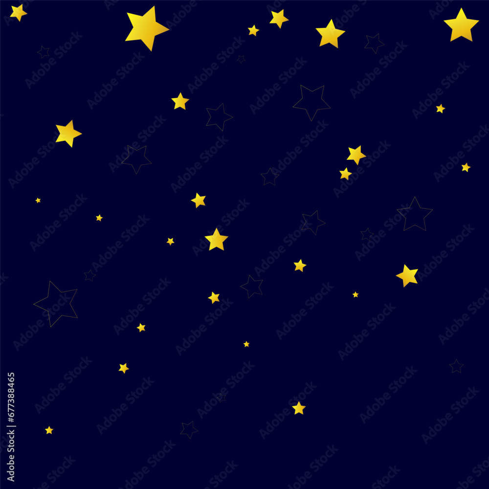 Golden stars on dark background, isolated vector illustration. Golden stars on dark background, isolated vector illustration.