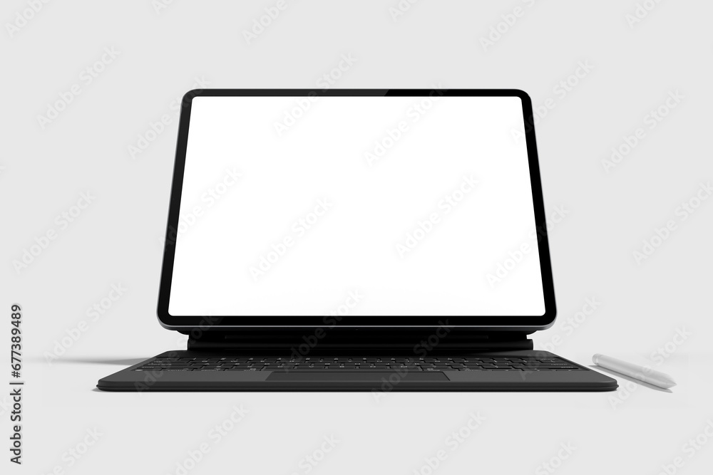 3D Render of Tablet for Mockup 3D Render of Tablet for Mockup