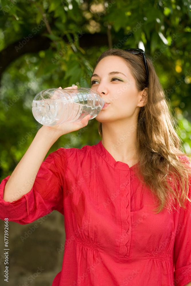 Fototapeta premium Cool water refreshment.