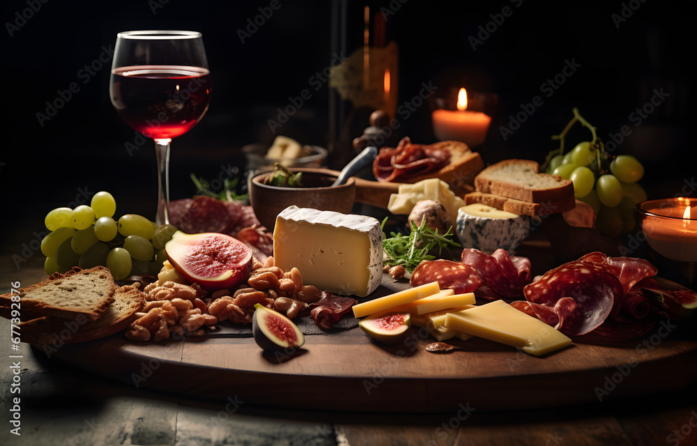 Elegance on a Board: Decadent Cheese and Charcuterie Delights - Scene 3