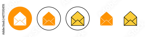 Mail icon set tor for web and mobile app. email sign and symbol. E-mail icon. Envelope icon