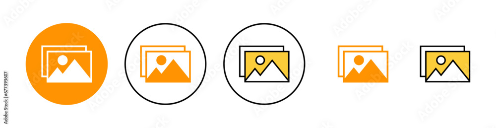 Picture icon set for web and mobile app. photo gallery sign and symbol. image icon Picture icon set for web and mobile app. photo gallery sign and symbol. image icon