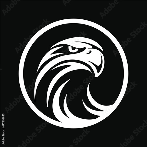 Eagle abstract logo design. Perfect for mascot designs, labels, badges and more