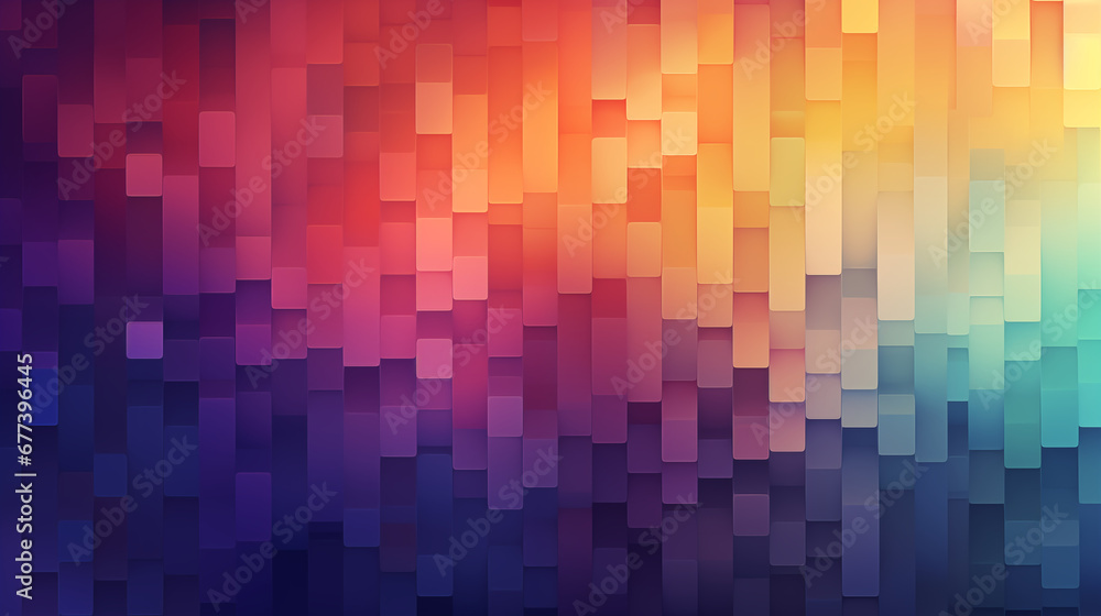 Abstract wallpaper background using pixel art techniques, playing with pixel patterns and color gradients for a retro yet modern look