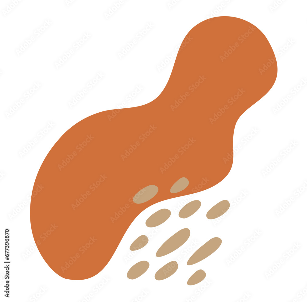 Organic Shape Element Vector Design Organic Shape Element Vector Design