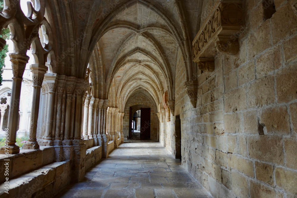 Arches at Poblet Monastery