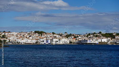 view of the port and city in Spain