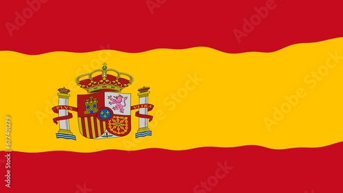Wallpaper Mural Waving Spain Flag Background Animation Torontodigital.ca