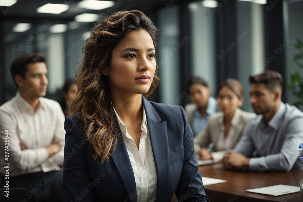 Business woman in the office Business woman in the office