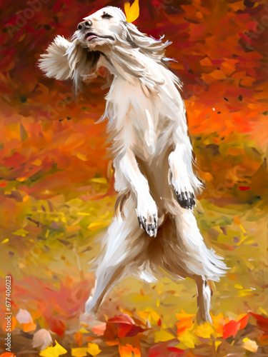 Naklejka English Setters