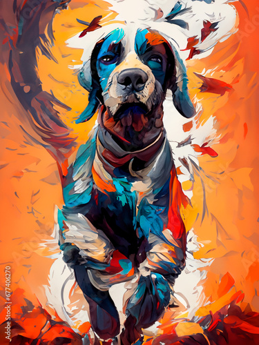 Naklejka English Setters